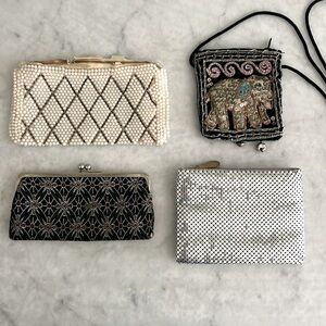 Lot of 4 small coin purses